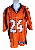 Champ Bailey #24 NFL Orange Jersey Denver Broncos Reebok On Field Size Large - £20.93 GBP