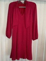 Maggy London Bow Tie Dress Color Rhubarb Sz6 Nordstrom. NWT. Y - $29.69
