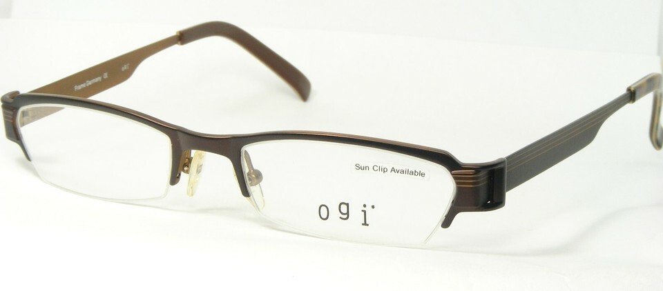 OGI MOD. 9048 COL. 762 BROWN EYEGLASSES GLASSES METAL FRAME 49-18-140mm ... - $57.05