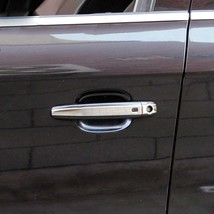 Fit For 2009 2010-2016 Q5 A4 Chrome Stainless Door Handle Cover Trim Molding Ca - £102.46 GBP