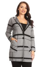 Women&#39;s Long Sleeve Open Front Hoodie Knit Sweater Cardigan Outwear (US, Alpha,  - £170.50 GBP