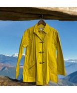 Vtg Real Clothes By Neiman Marcus Yellow Raincoat Shell Jacket Womens Si... - $90.76 CAD