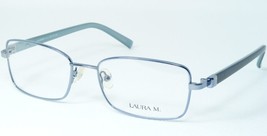 Laura M. LAU90090 Col. 2 Blue Silver Eyeglasses Glasses Metal Frame 53-17-135mm - £45.60 GBP