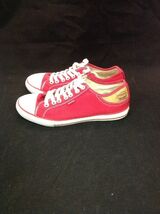 LEVI RED MENS SHOES SIZE 9.5 Es Z3 Levis skater preppy kix loafers - $14.85