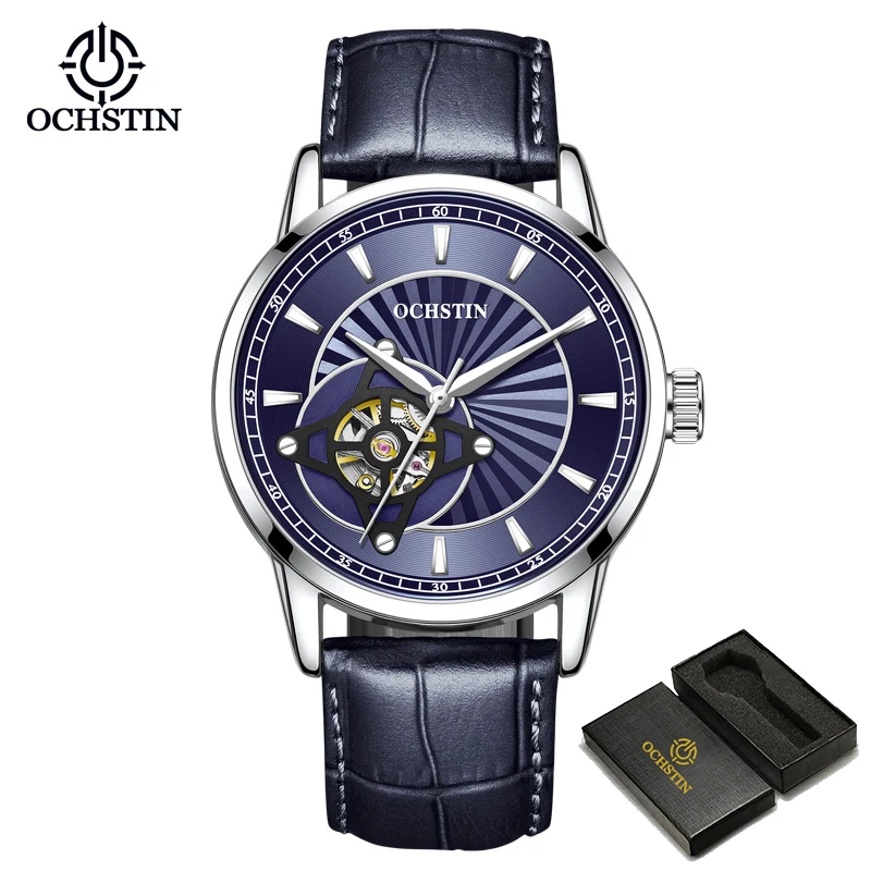OCHSTIN Automatic Mechanical Mens Watches     Rose Gold Skeleton Steampunk Trans - £39.16 GBP