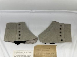 Vintage Spats For Shoes Or Boots - $17.77