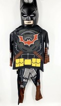 Lego Movie 2 Batman Halloween Costume Boys Size S (4/6) Outfit &amp; Mask NEW - £23.81 GBP
