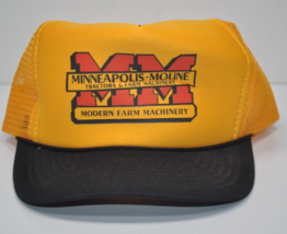 MM Minneapolis Moline Modern Machinery Snapback Mesh Hat/Cap - Nissin - £17.20 GBP