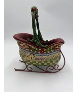 Jim Shore Heartwood Creek Sleigh Bells Ring Christmas Tabletop Figurine - $40.50