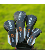 Golf Club Driver Fairway Wood Hybrid Head Cover PING Pong G410 4pcs Set - $881.86 MXN