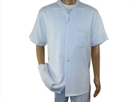 Men&#39;s Short Sleeves Shirt ONLY By DREAMS 256 Solid White - $40.00