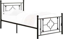 Black Morris Metal Platform Bed From Homelegance. - £133.72 GBP