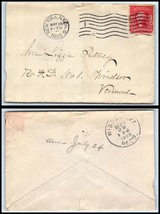 1905 US Cover - New York, NY to Windsor, Vermont K14 - £2.36 GBP