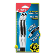Maped - Visio Left-Handed Quick-Drying Ballpoint Pen - 2 Pack - Left Han... - $14.90