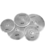 Mute Cymbal Set Low Volume Cymbal Pack Cymbal Set 14&#39; Hi-Hat 16&#39; Crash 1... - £63.24 GBP