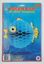 1994 Beistle Tissue Bubble Blue Fish Luau Marine Life Party Decoration New - $9.99