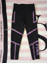 Victoria&#39;s Secret Pink Black Iridescent Ultimate High Waist Ankle Leggin... - $79.99