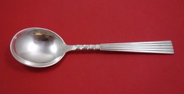 Plisse aka Pleated by E. Dragsted Sterling Silver Gumbo Soup Spoon 6 7/8&quot; - £86.24 GBP