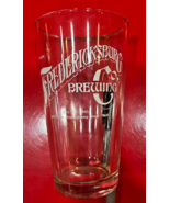 Souvenir Fredericksburg Brewing Co Glass 6 x 3 1/2 Clear - $9.85