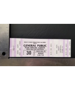 GENERAL PUBLIC / MICK JONES / THE CLASH 1985 UNUSED WHOLE CONCERT TICKET - $15.00
