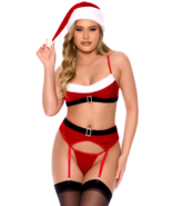 Santa’s Little Helper – 4 pc.  Fantasy Lingerie Costume - $39.95
