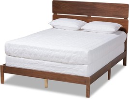 Walnut Queen Baxton Studio Beds (Box Spring Required). - £170.03 GBP