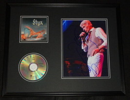 Dennis Deyoung Signed Framed 16x20 Sketch &amp; Styx CD Display - £194.42 GBP