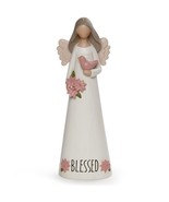 Blessed Angel With Bird Angel Figurine - £14.11 GBP