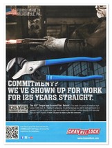 Channellock 430 Tongue &amp; Groove Plier Commitment 2011 Print Magazine Tool Ad - £6.20 GBP