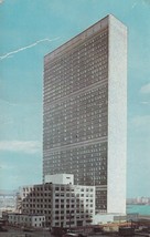 United Nations Secretariat Building New York NY 1952 Postcard C31 - $2.96