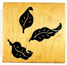 Vintage Great Impressions 3 Fall Leaves Rubber Stamp D256 - £8.75 GBP