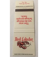 Restaurant Red Lobster Vintage Matchbook Cover (White) - $5.00