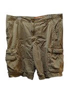 Lee Dungarees shorts men brown cargo shorts size 38 cotton - £13.22 GBP