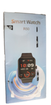 Smart Watch R50 Bluetooth 1.85&quot; Display Heart Rate &amp; Fitness Tracker Tou... - $21.49