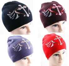 1 Piece Men's Boy's Winter Ski Knit Cross Design Beanie Hat PREMIUM qual... - $3.99