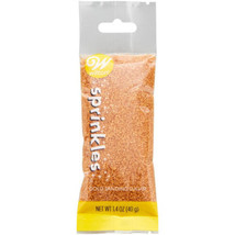 Gold Sanding Sugar Sprinkles, 1.4 oz Pouch Wilton - £2.84 GBP