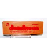 Vintage Dominoes Double Six All Urea W/Metal Spin W/ Plastic Case #595 - €10,20 EUR