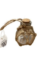 Gallarie II Corked Water Glass Ball Christmas Ornament with Sand and Shells  - £7.46 GBP