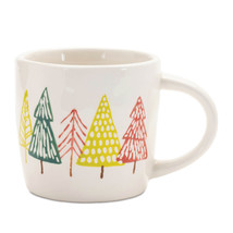 Ceramic Pine Tree Print Mug (Set of 4) - $59.16