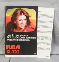 Vintage RCA XL-100 Color Television Instructions Manual (g25) - £6.95 GBP