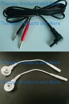 Replacement Electrode Cable for Precision TENS 3000, 7000  -USE SNAP OR PIN PADS - $15.77