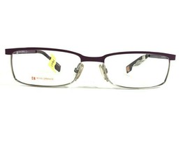 Boss Orange BO 0073 D3H Eyeglasses Frames Purple Silver Rectangular 52-16-140 - £55.01 GBP