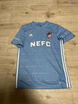 NEFC Adidas Soccer Jersey Aeroready La Croix Size Medium Blue New England MLS - $21.78