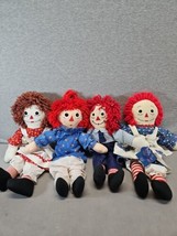 Lot Of 4 Raggedy Anne Dolls (T4) - £11.74 GBP