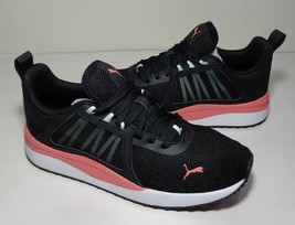 Puma Size 8 M PACER NET CAGE Black Coral Sneakers New Women&#39;s Shoes - £77.12 GBP