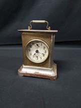 Antique 1920s 30s Junghans Musical Alarm Desk Clock Made Germany Untested No Key - £29.89 GBP