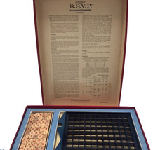 Vintage Scrabble RSVP Three Dimensional Crossword Game Brand 1966/70  Bo... - $19.32