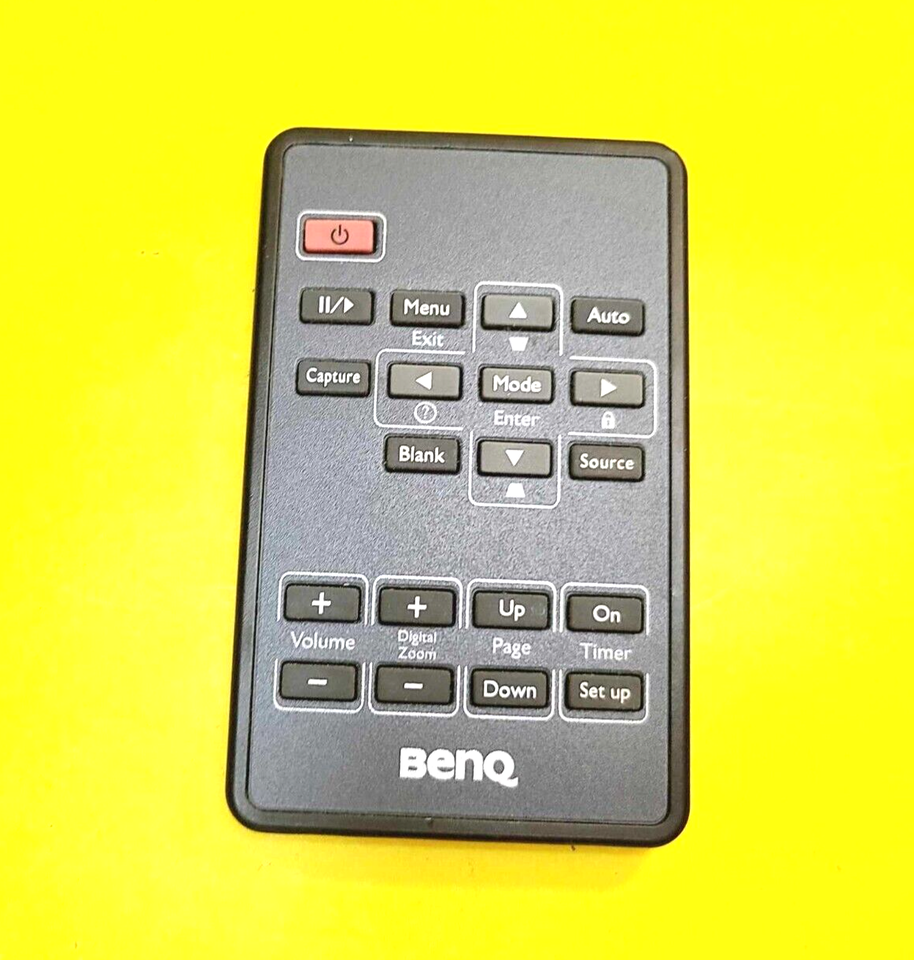 BENQ REMOTE CONTROL PROJECTOR FOR MP622 PB6115 MS513P-V MS614 MX615+ MX660 BLACK  			