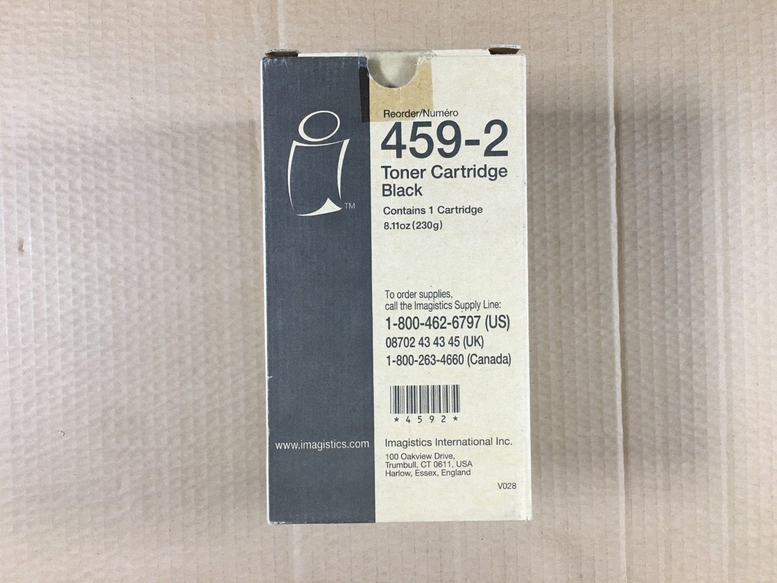 Genuine OCE 459-2 Black Toner Cartridge For cm2020 cm3120 Same Day Shipp... - $37.62