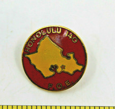 FOE Fraternal Order of Eagles Honolulu # 140 Hawaii Collectible Pin Pinback VTG - £11.99 GBP